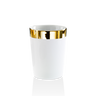Decor Walther Becher "Porzellan" BE 50 – Porzellan weiß / gold