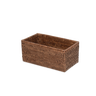 Utensilienbehälter "Basket" UTB – Rattan Dunkel