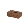 Papiertuchbox "Basket" KBX – Rattan Dunkel