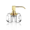 Seifenspender "Kristall" SSP – Kristallklar / Gold