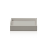 Decor Walther Tablett S / M / L "Brownie" TAB – Lederimitat Taupe / S