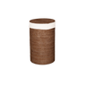WB SMALL Wäschebehälter "Basket" – Rattan Dunkel
