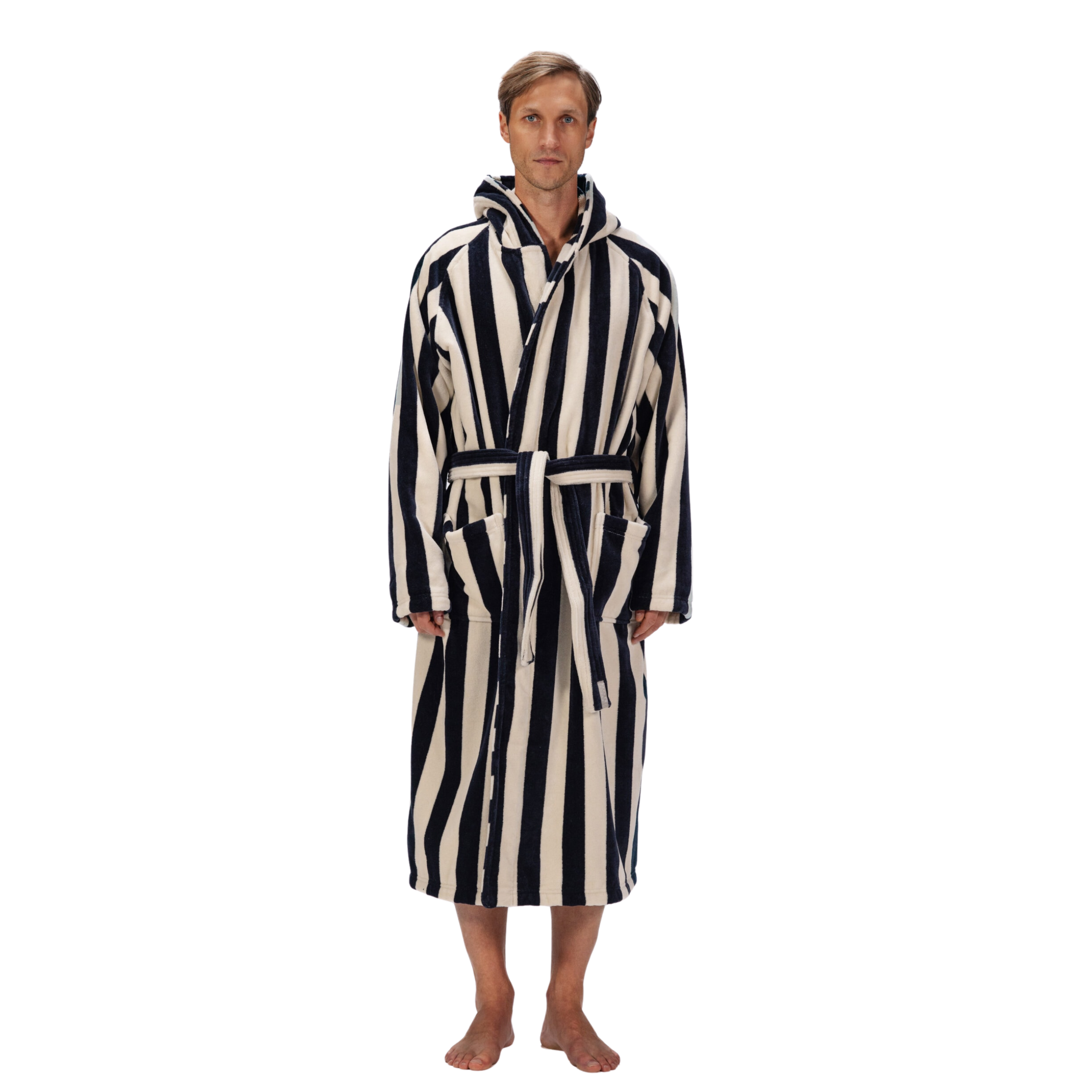 Unisex bathrobe “Mölle” - Pelle Vävare