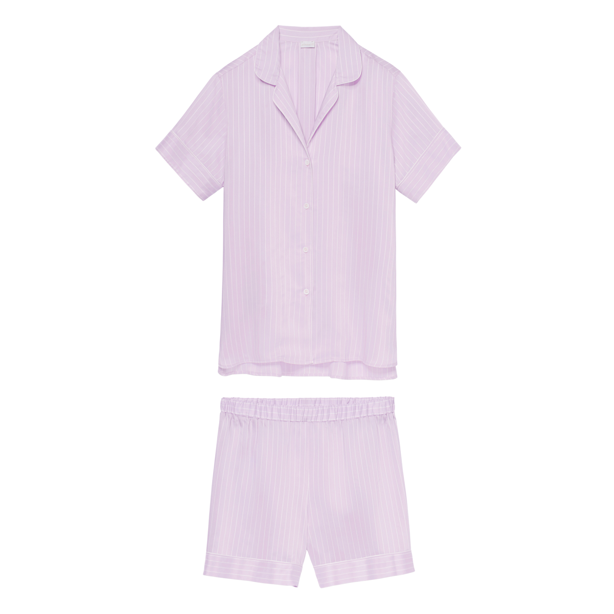 Pyjama Kurz “Feminine Stripes”