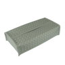 Papiertuchbox "Elba handwoven" PC-INT-rect von Riviere – Celadon green RV109