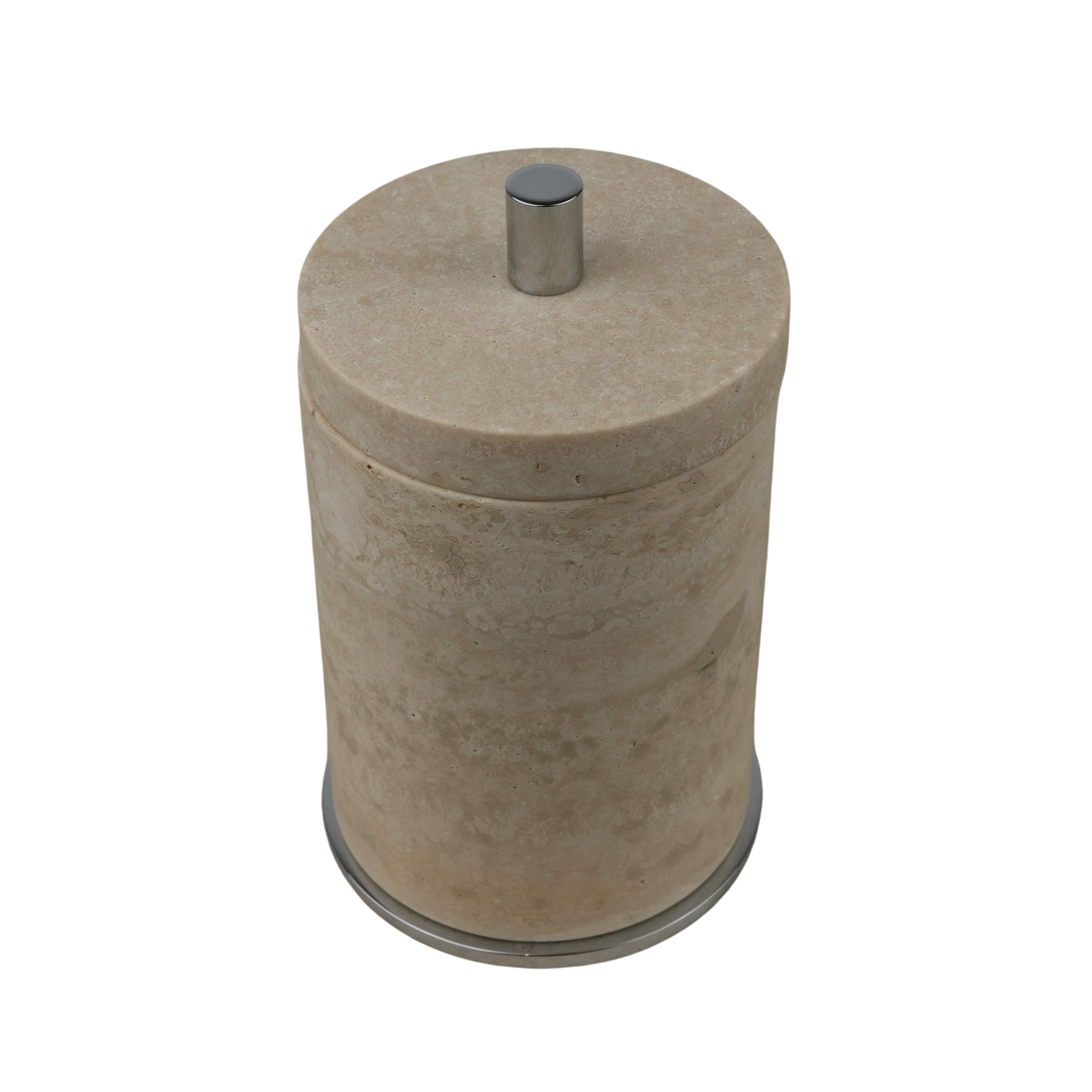 Dose mit Deckel "Travertin" HB721
