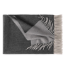 Plaid "Alassio" 135x195cm von Eagle – Dunkel-grau/Schwarz