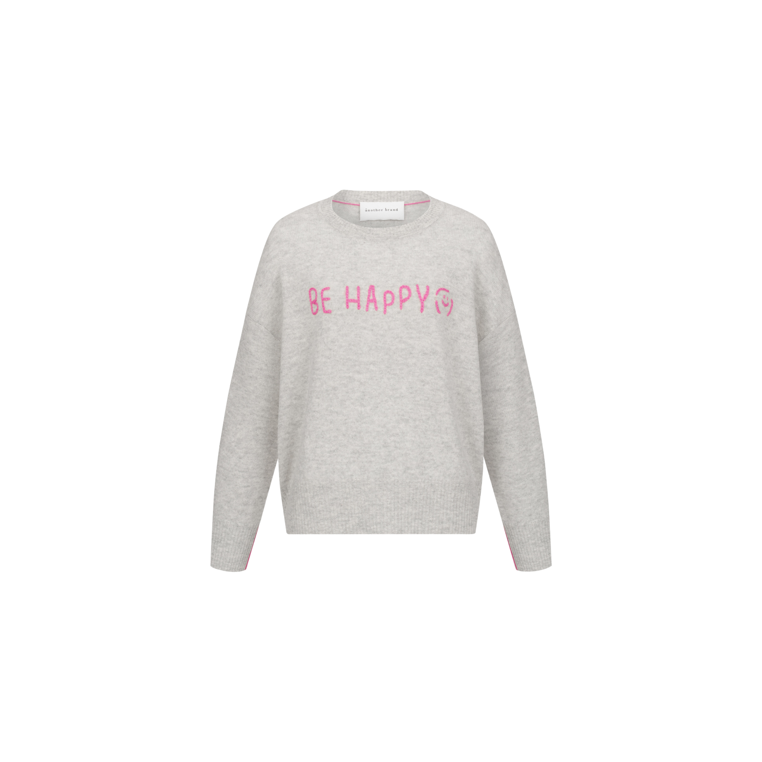 Kaschmir Pullover "Be Happy"