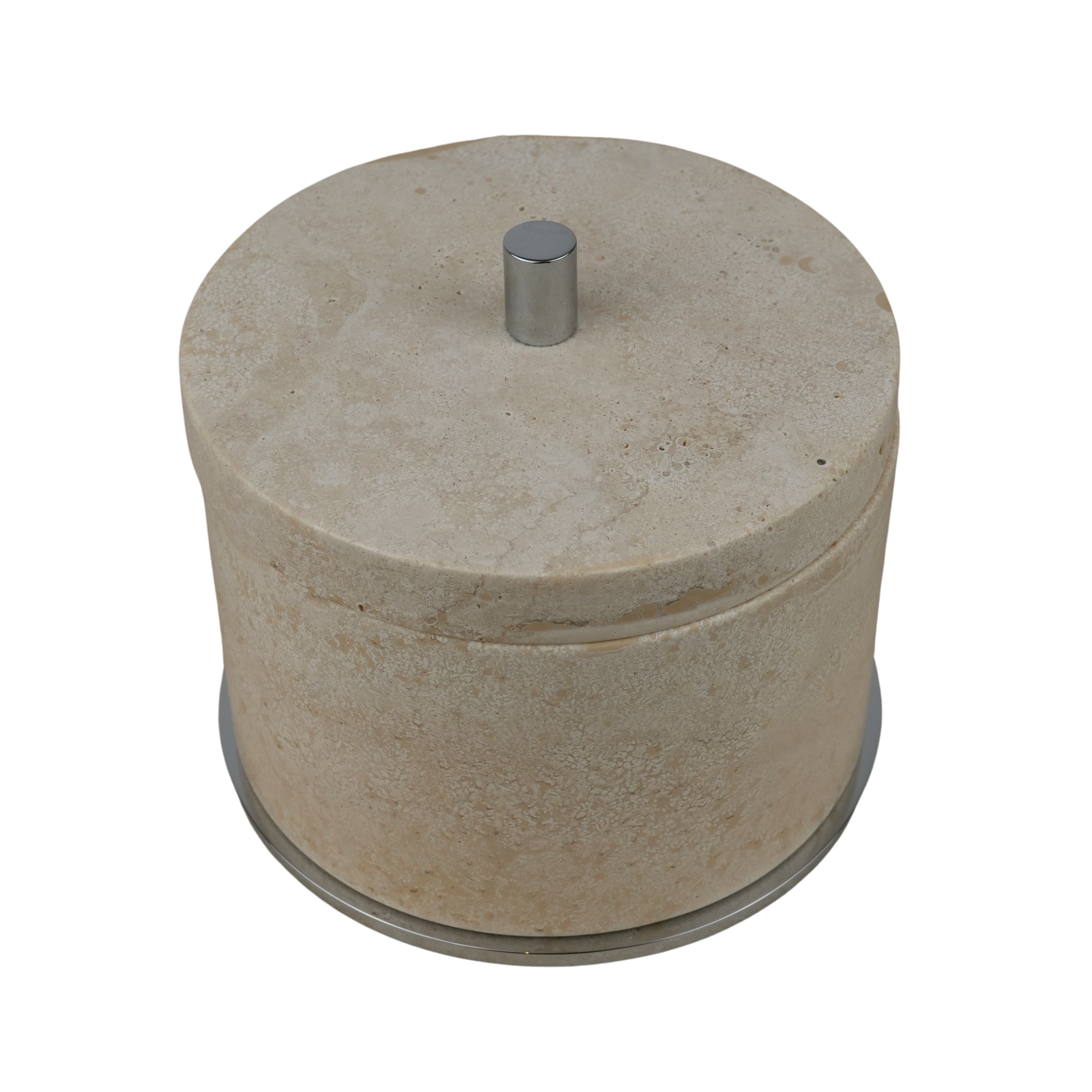 Dose mit Deckel Groß "Travertin" HB722