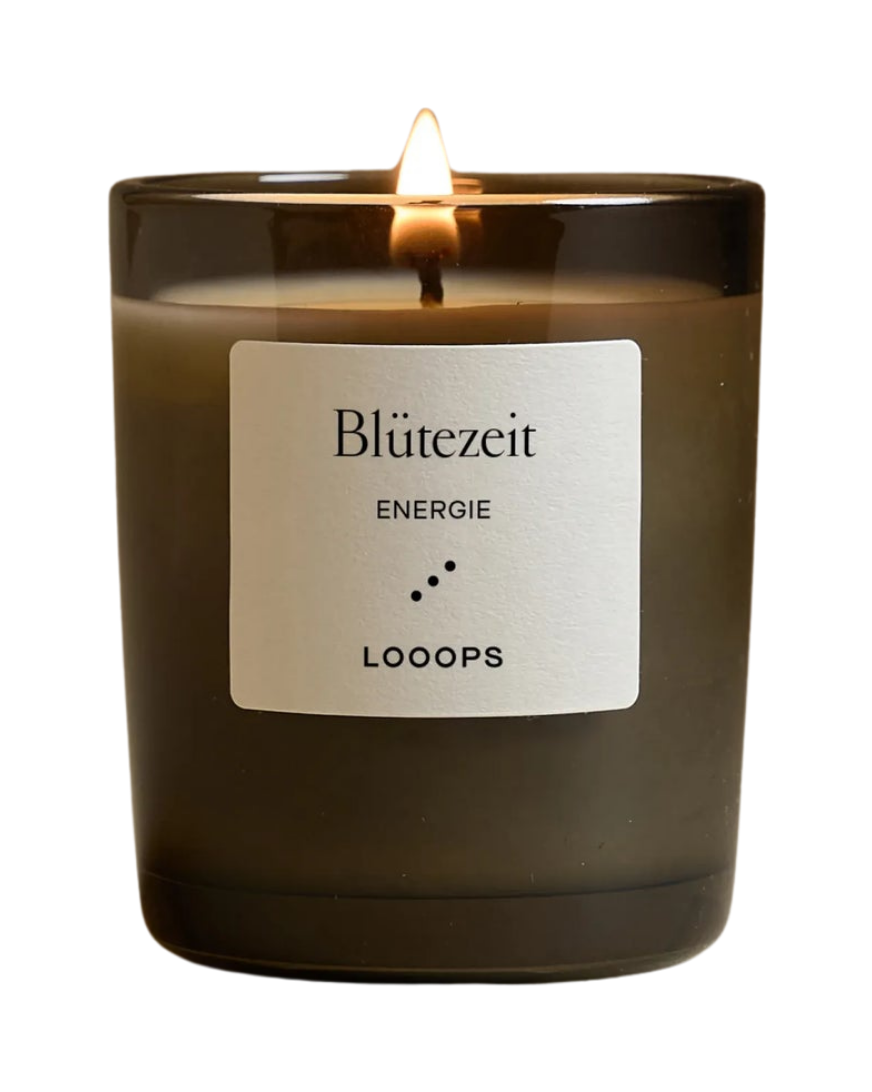 Duftkerze "Blütezeit" von Looops – Klein 75g