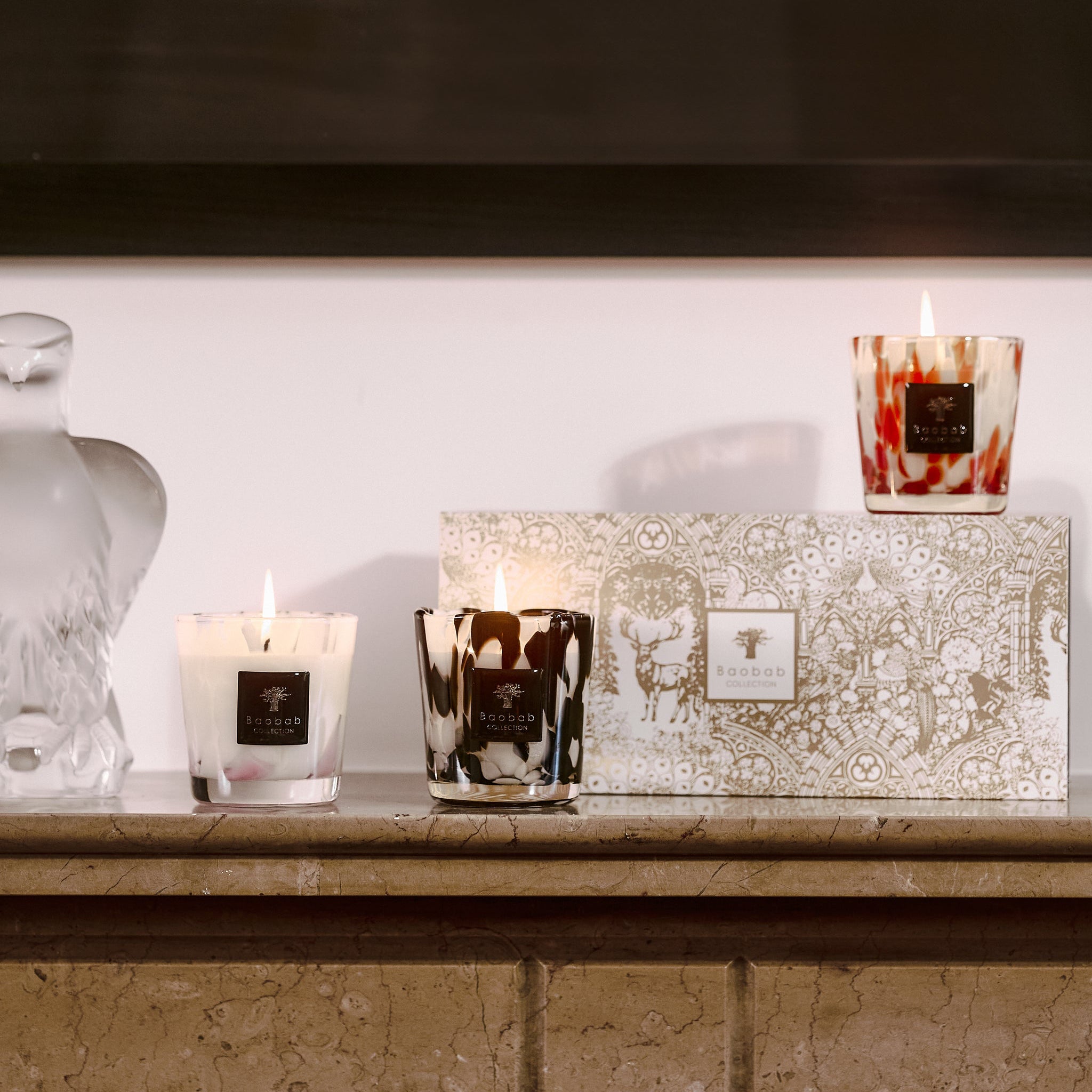 Trio Duftkerzen "Pearls"