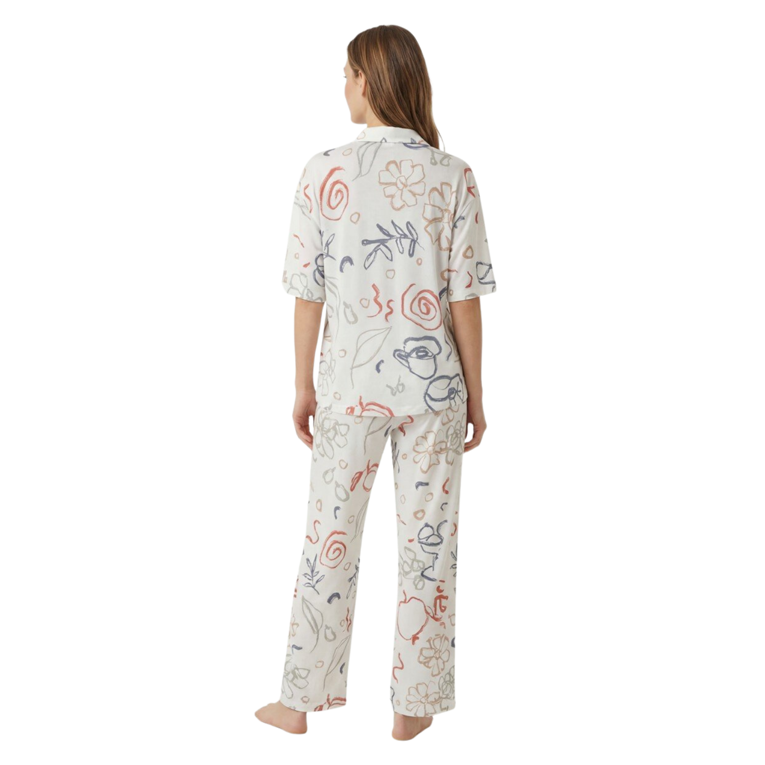 Pantaloni lunghi stampati "Bella"