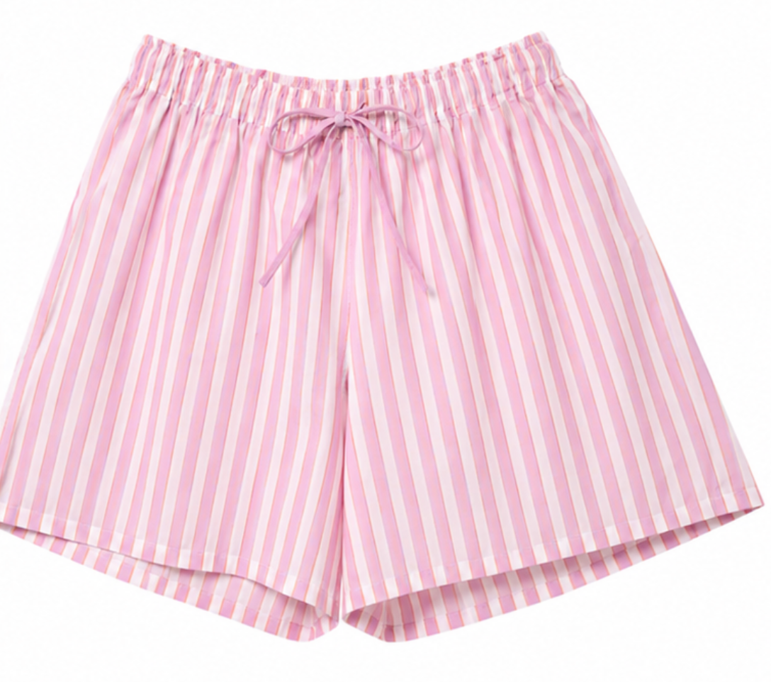 Pyjama Short "Pink Stripes"
