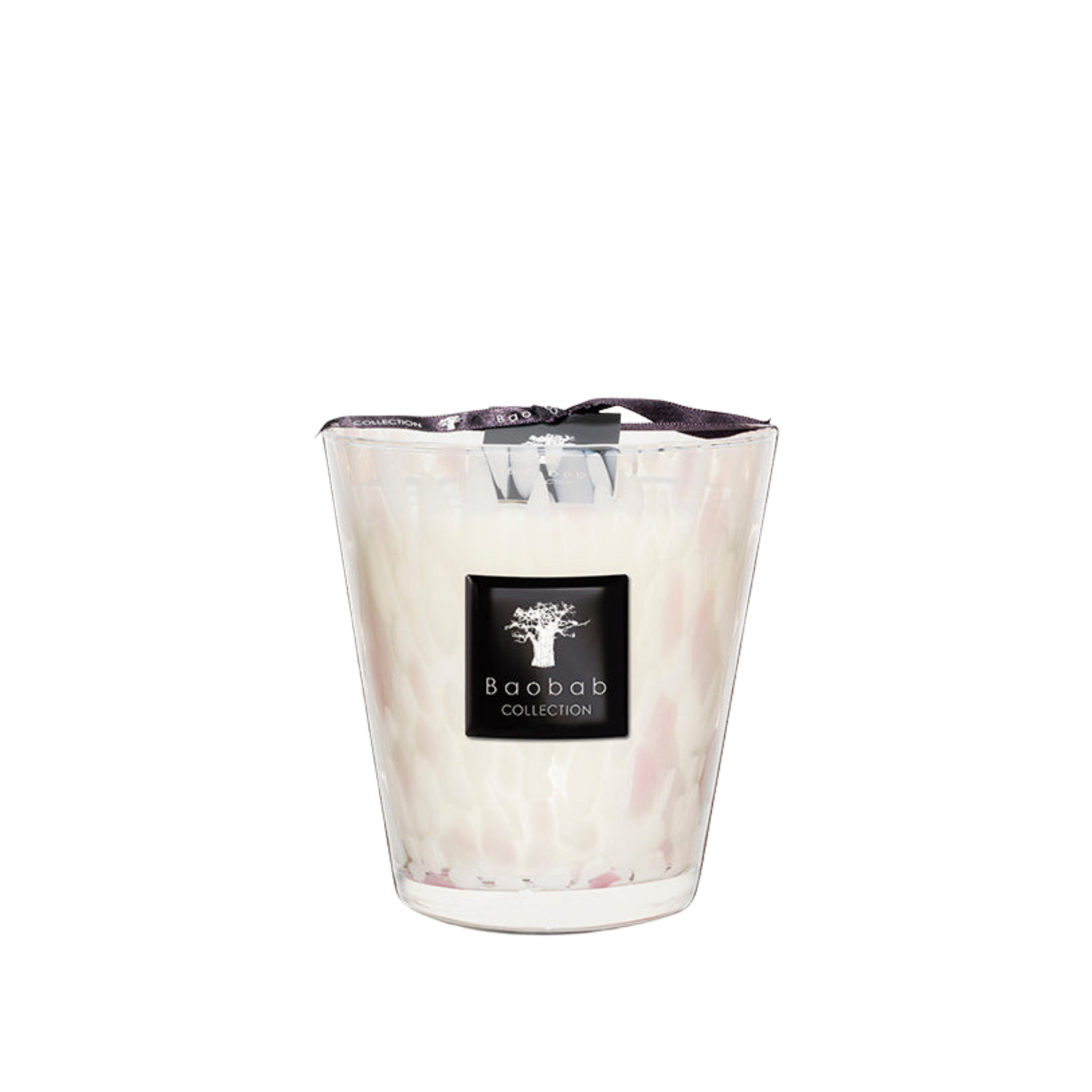 Scented candle “White Pearls” – Baobab