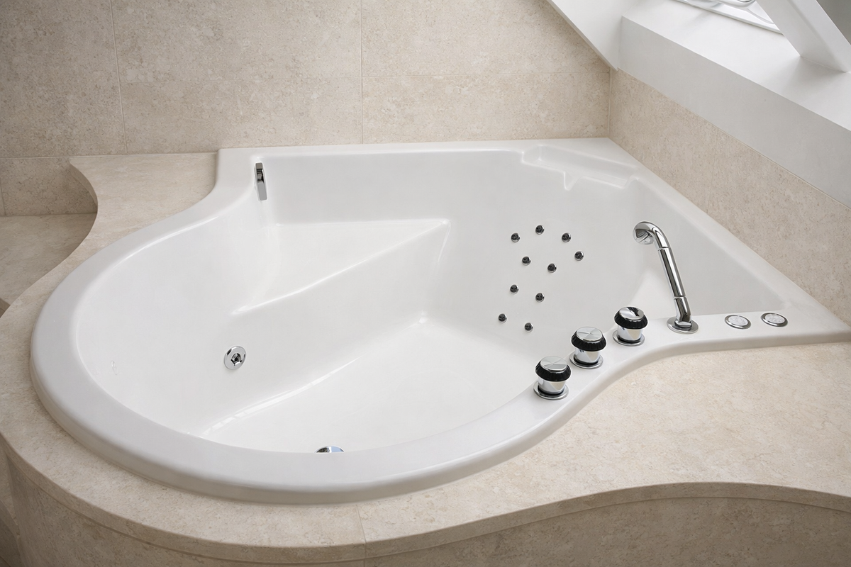 Badewanne "Capri Corner“ von Obermaier