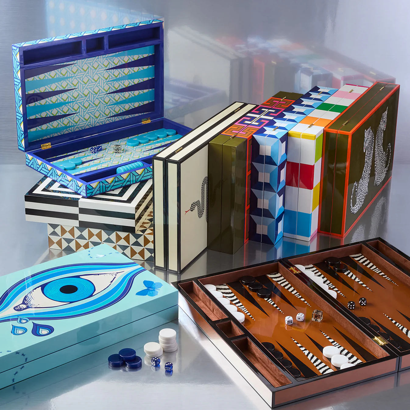 Set Backgammon "Zebra"