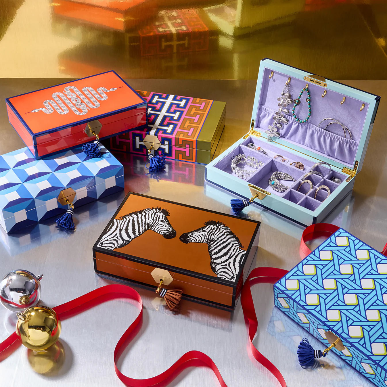 Schmuckbox "Zebra"