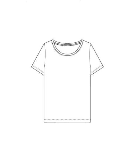 Women's Linen T-Shirt "Jordan"