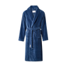 Bademantel Herren "Torekov" von Pelle Vävare – Meeresblau