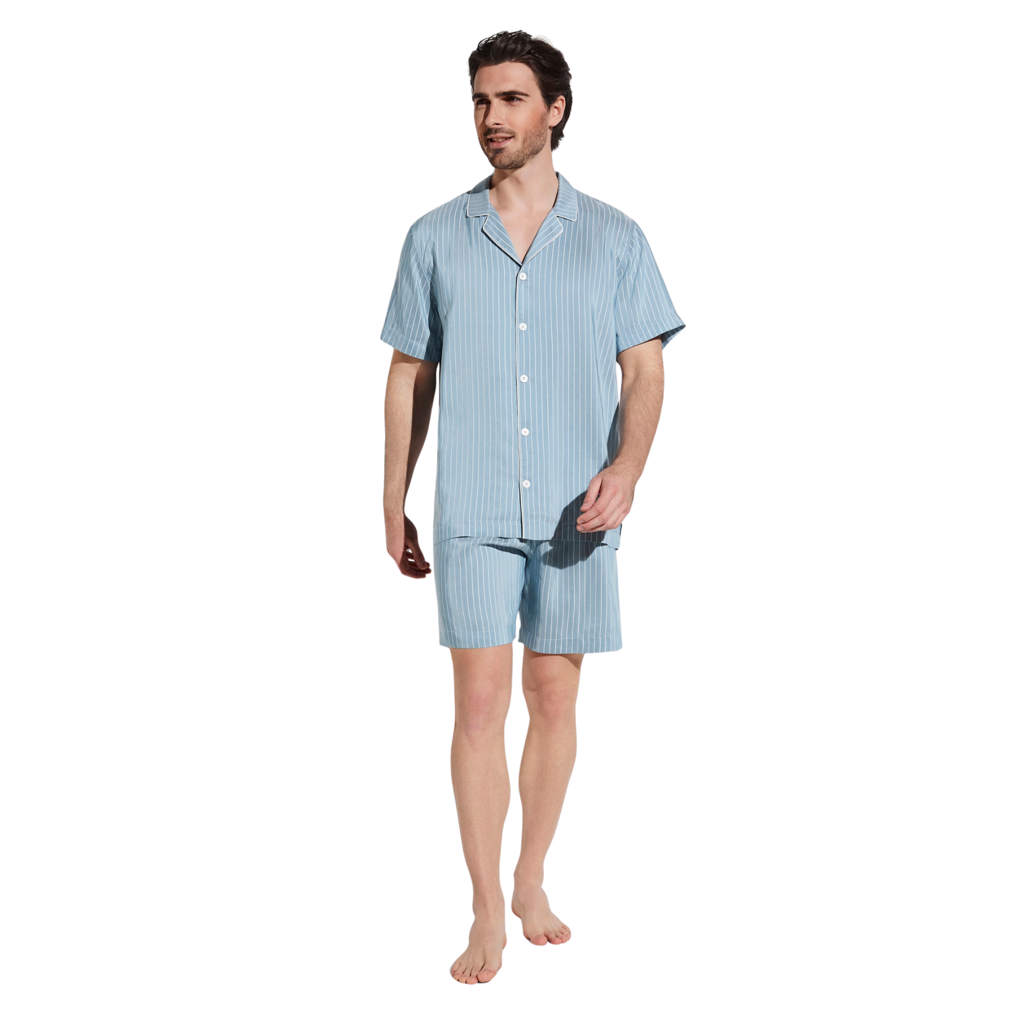 Pyjama Kurz “Pinstripes”