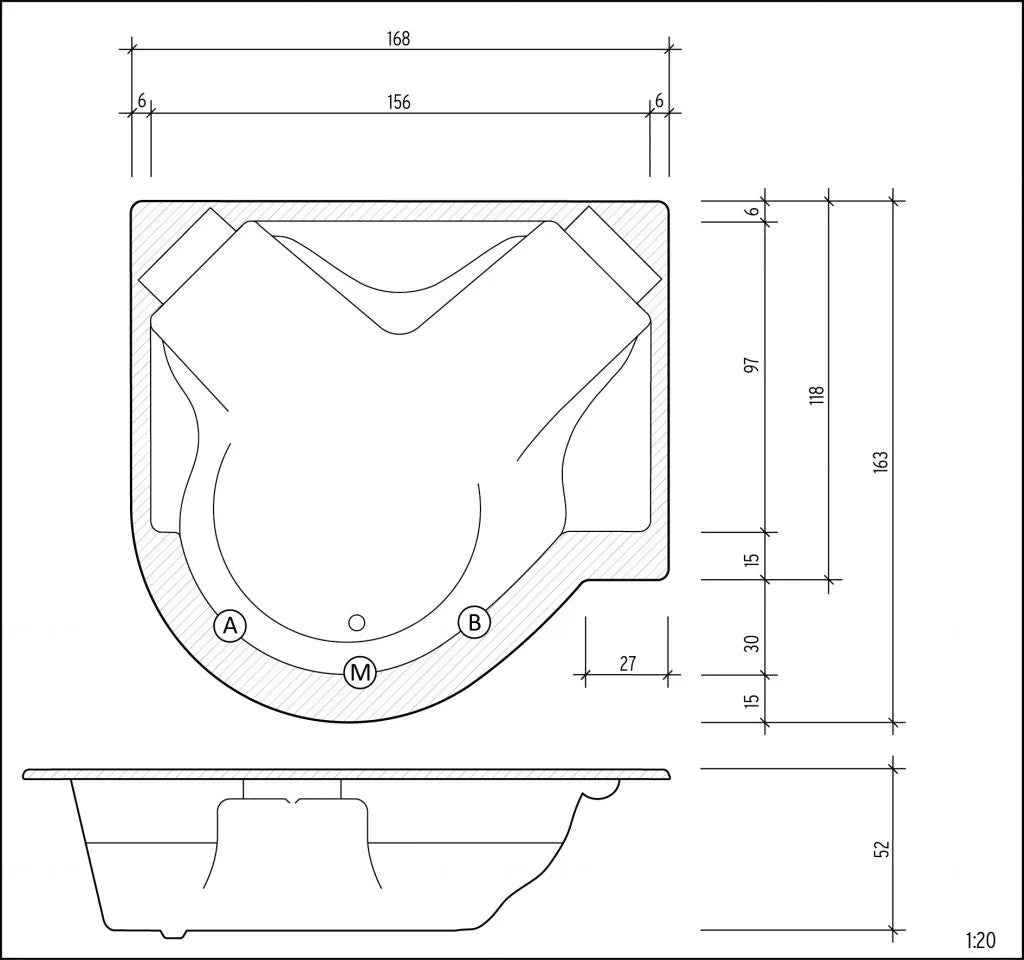 Badewanne "Royal Oyster“