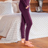 Hose mit Bündchen Women "Stay Warm" von Dagsmejan – Velvet Berry