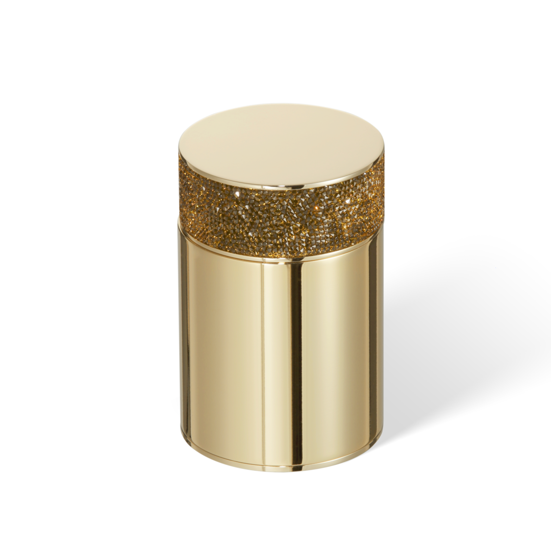 Decor Walther Behälter mit Deckel "Rocks" BMD 1 – Gold 24 Karat #Oberfläche_Gold 24 Karat