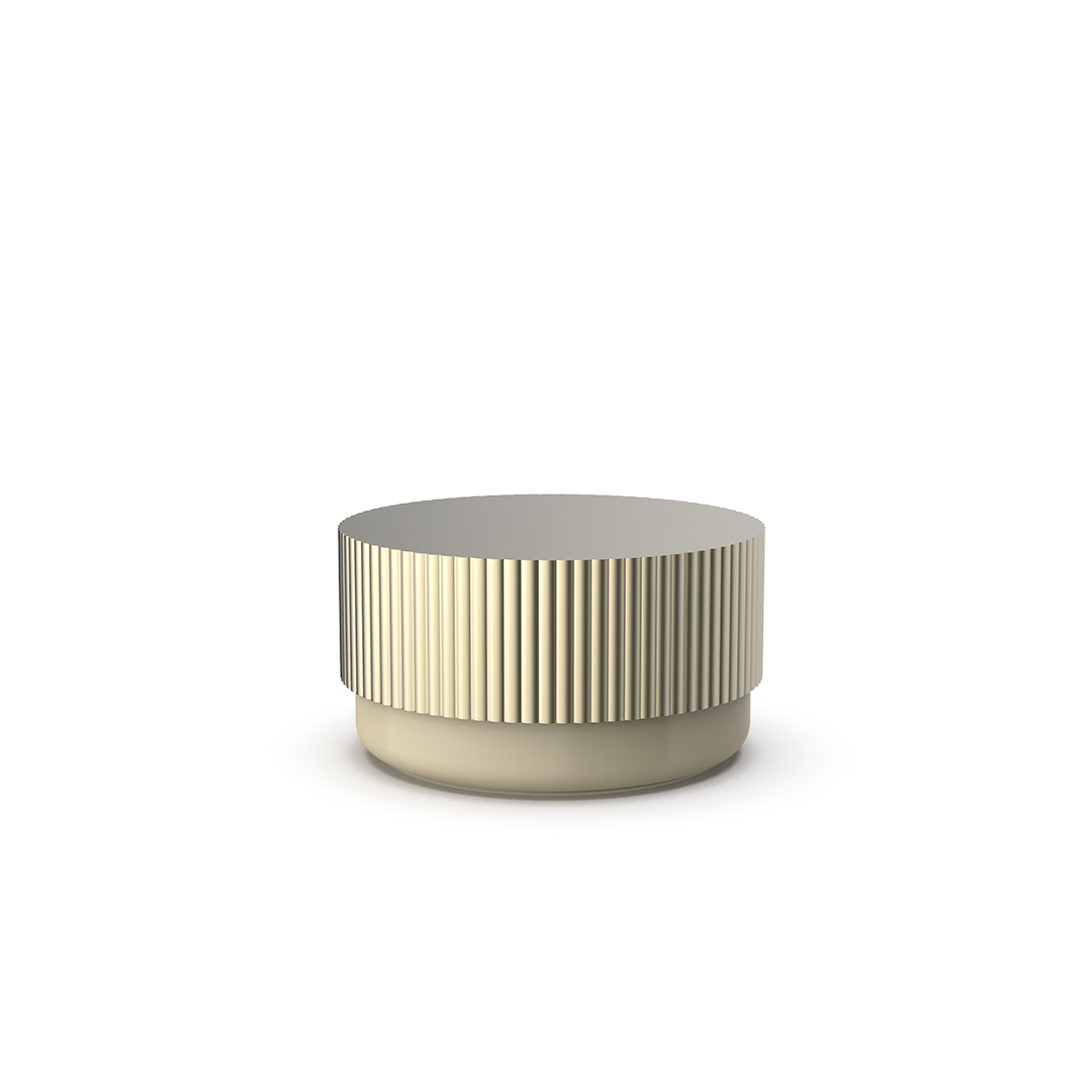 Decor Walther Dose mit Deckel "Of.Line" DMD – Champagner | Dune / L #Farben_Champagner | Dune