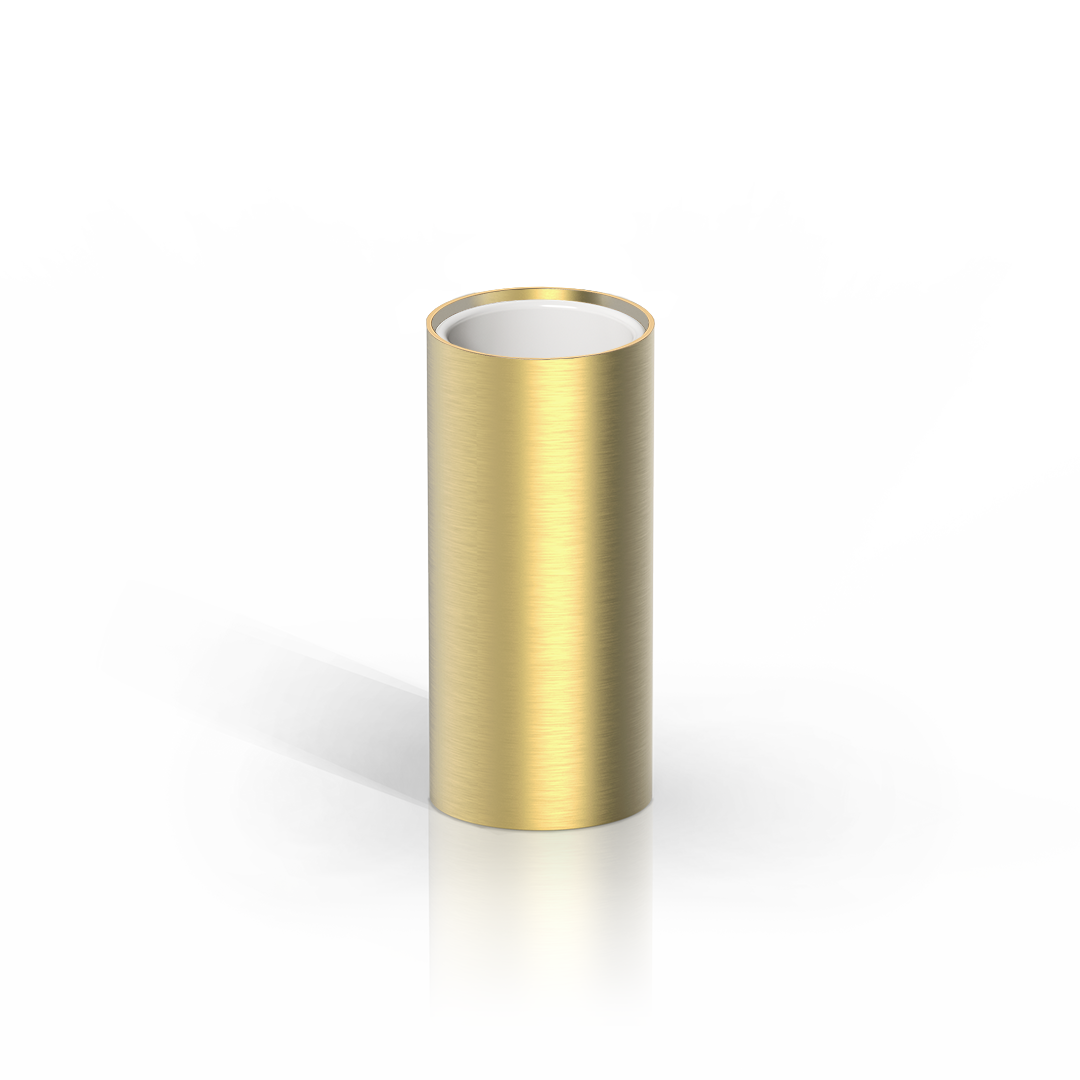 Decor Walther Mundglas weiß "Mikado" SMB – Messing matt #Oberfläche_Messing matt