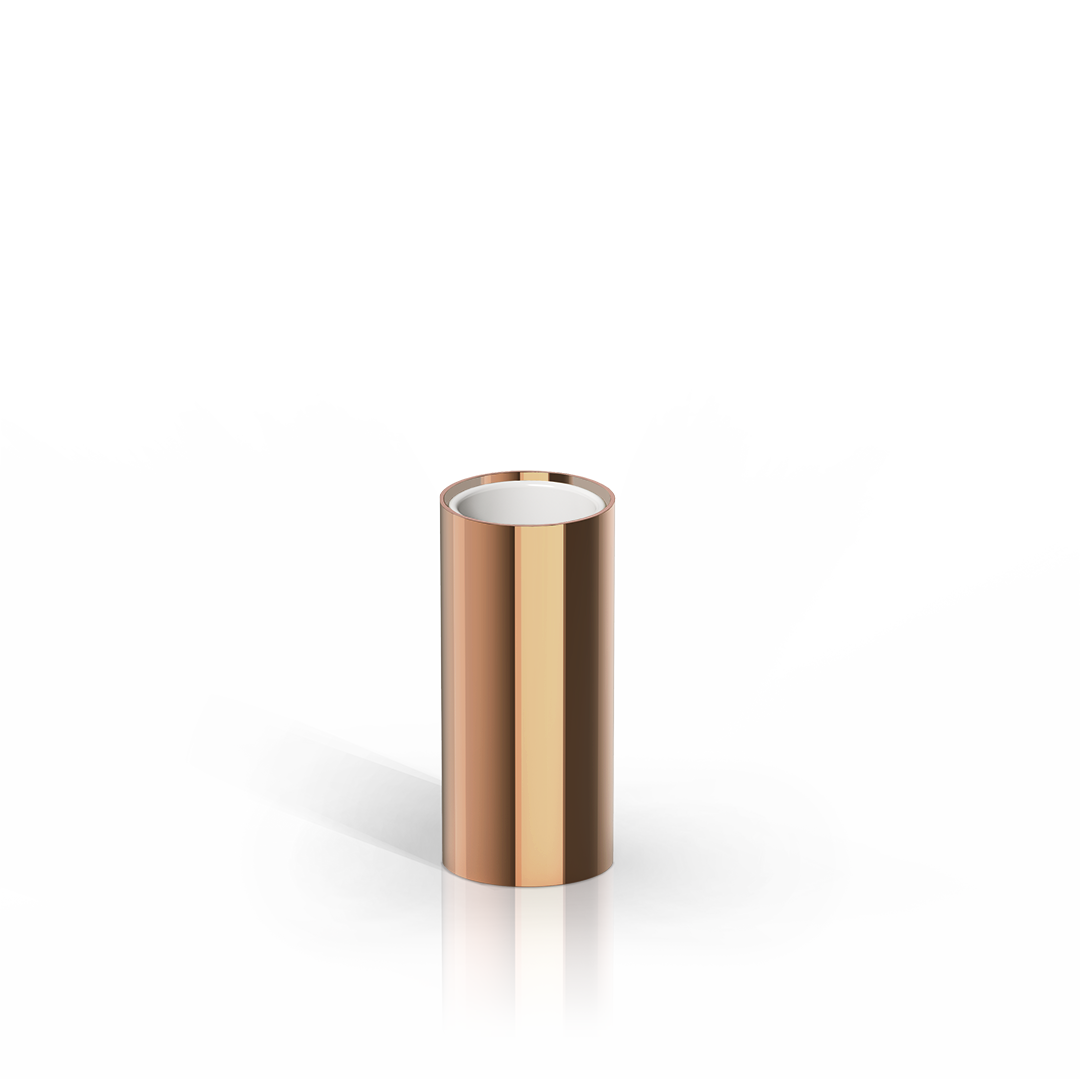 Decor Walther Mundglas weiß "Mikado" SMB – Roségold PVD #Oberfläche_Roségold PVD