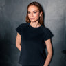 T-Shirt Women "Travel" von Dagsmejan – Navy Blue