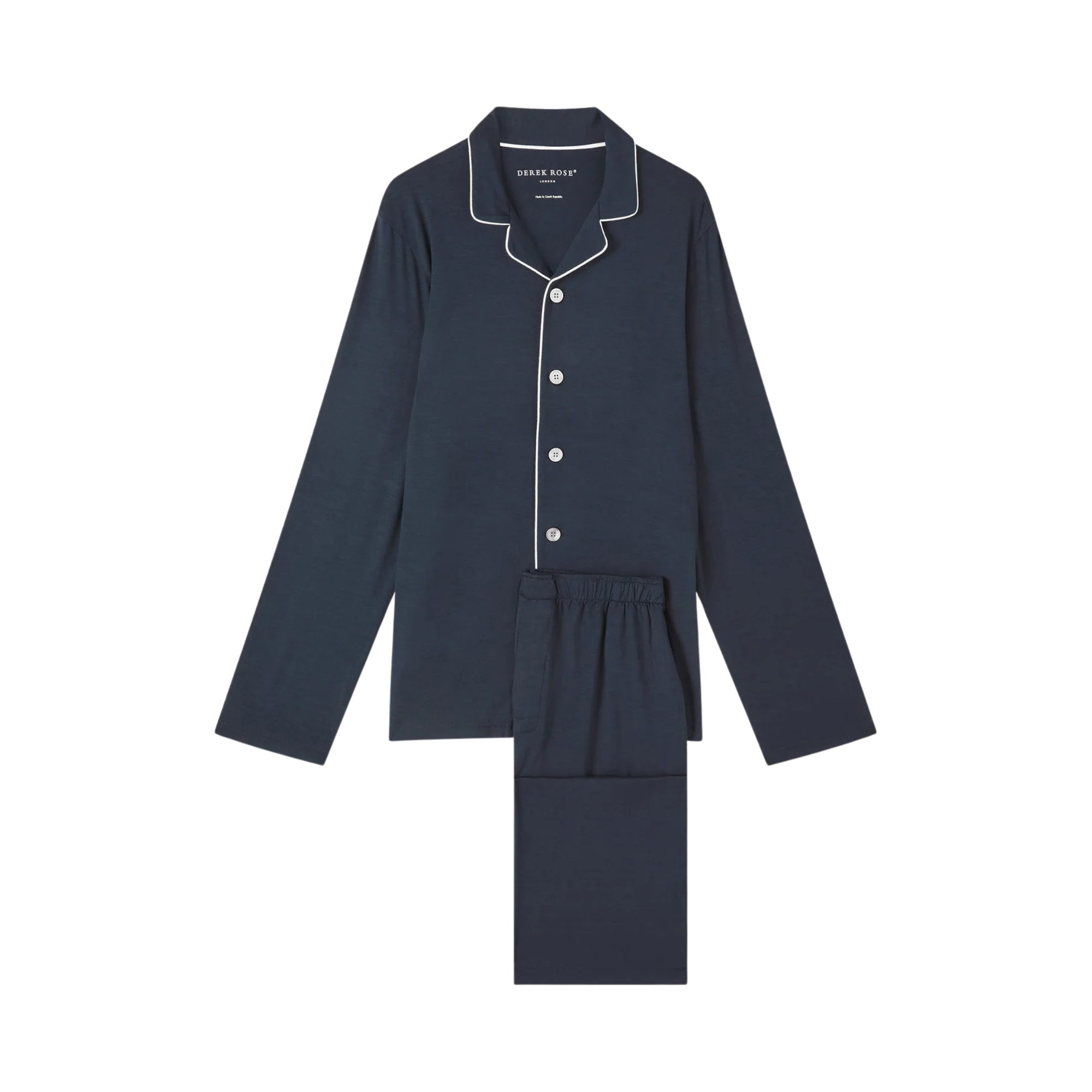 Men's Pyjama "Micro Modal Stretch" Navy Blue
