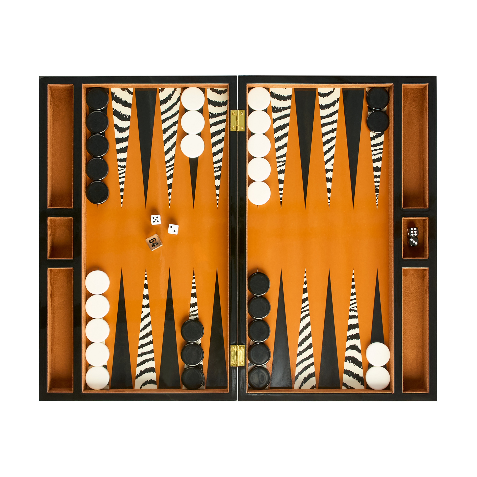 Backgammon Set "Zebra"