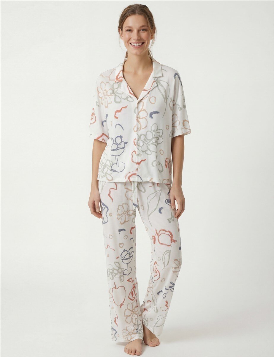 Lange Hosen Print "Bella"