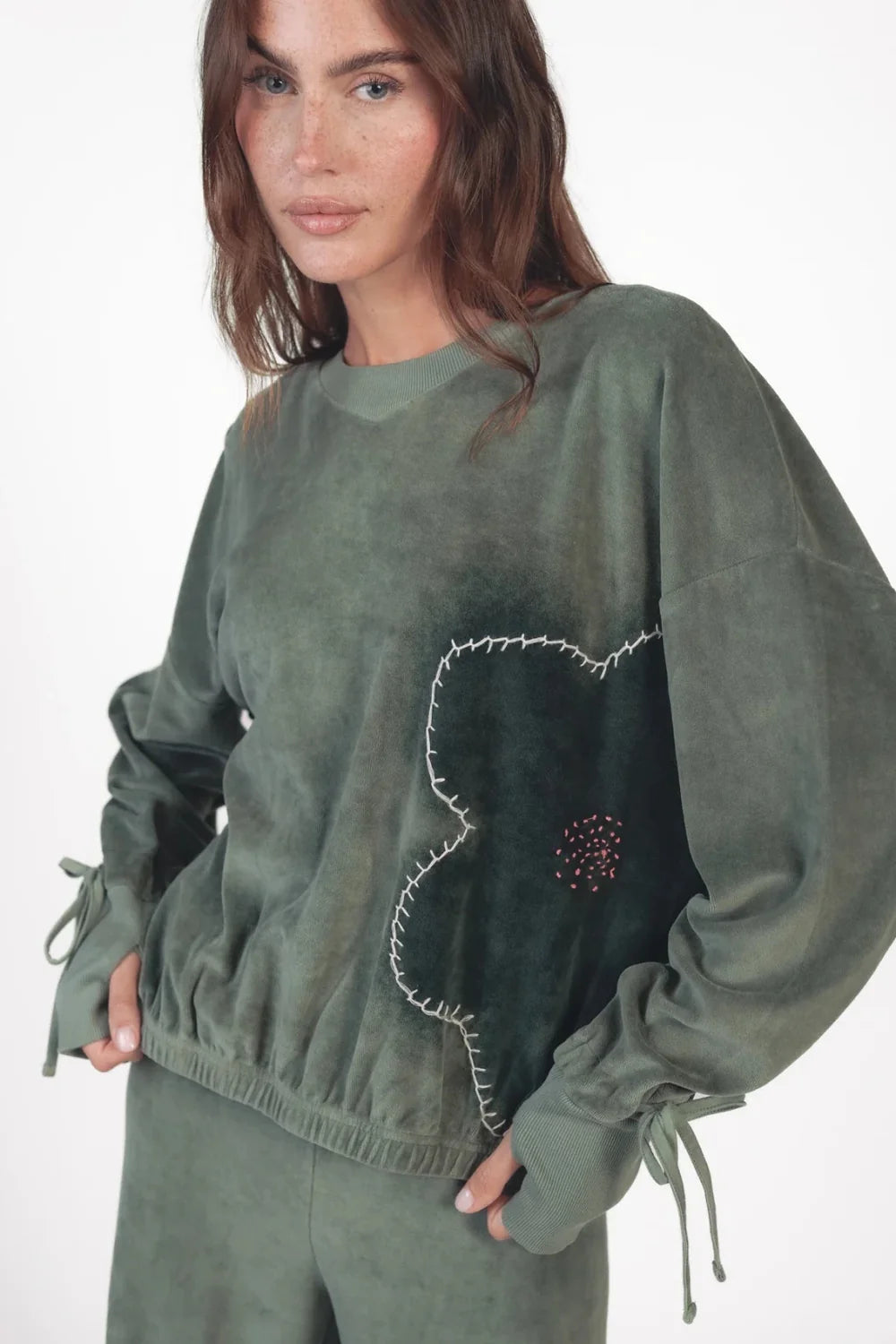 Velvet Sweatshirt "Toli"