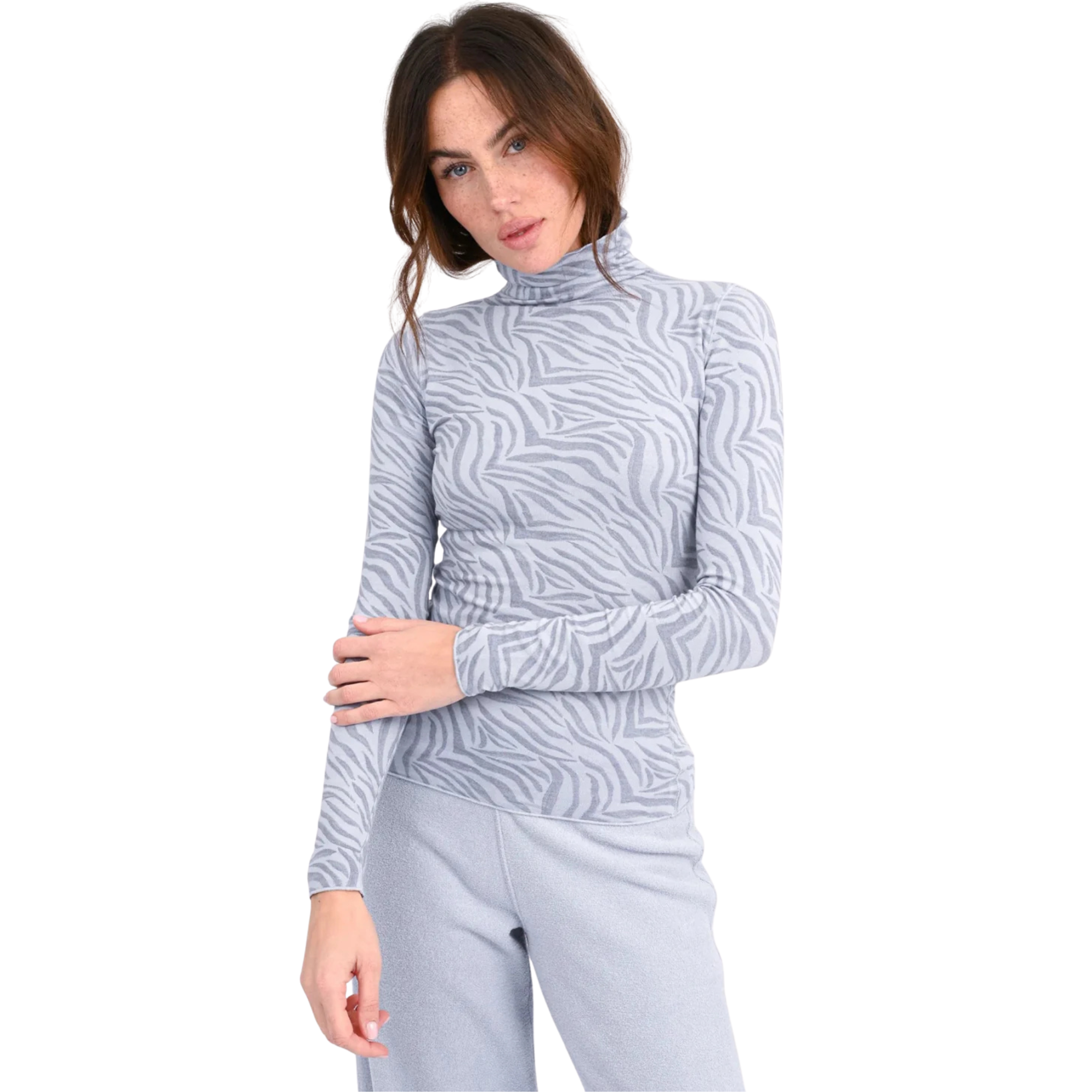 Langarmshirt mit Rollkragen "Agena"