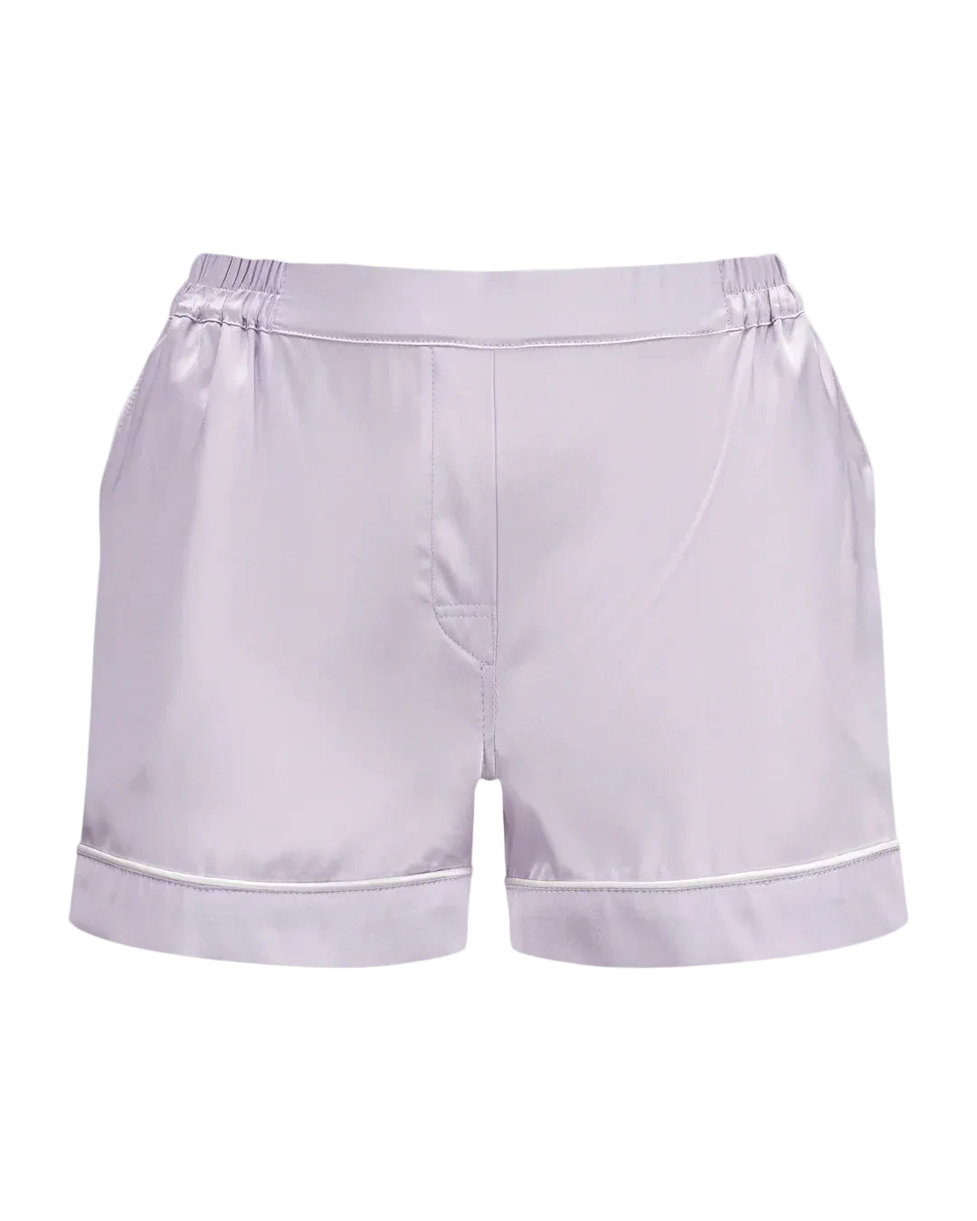 Pyjama Shorts "Henry" von biscuits. luxury essentials – Lilac / White