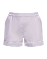 Pyjama Shorts "Henry" von biscuits. luxury essentials – Lilac / White