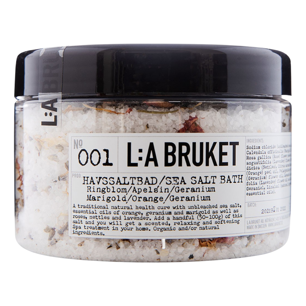 Sea Salt Bath "No. 001 Marigold/Orange/Geranium" von L:A Bruket