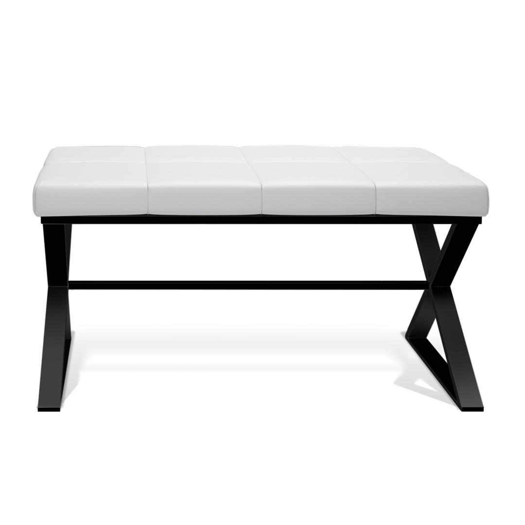 Decor Walther Sitzbank "BENCH" – Schwarz matt / Weiß