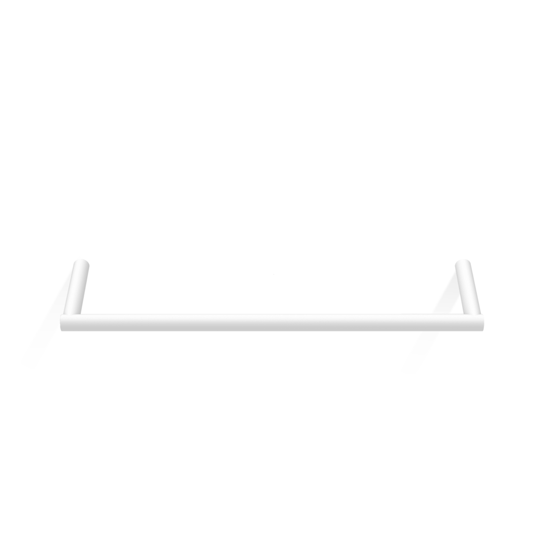 Decor Walther Handtuchstange 20cm/ 30cm/ 45cm/ 60cm/ 80cm "Mikado" HTE – Weiß matt / 30 cm