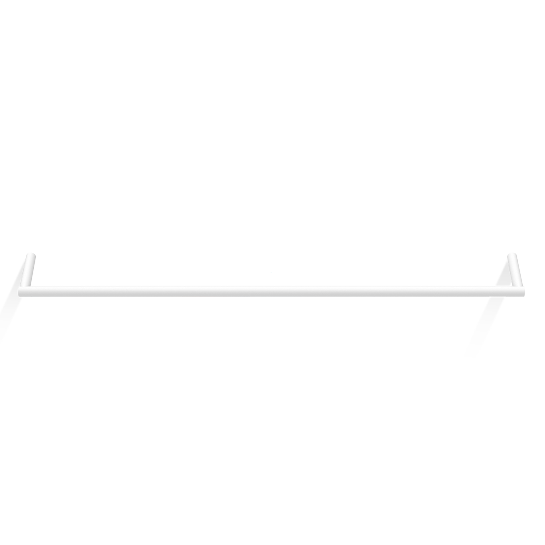 Decor Walther Handtuchstange 20cm/ 30cm/ 45cm/ 60cm/ 80cm "Mikado" HTE – Weiß matt / 60 cm
