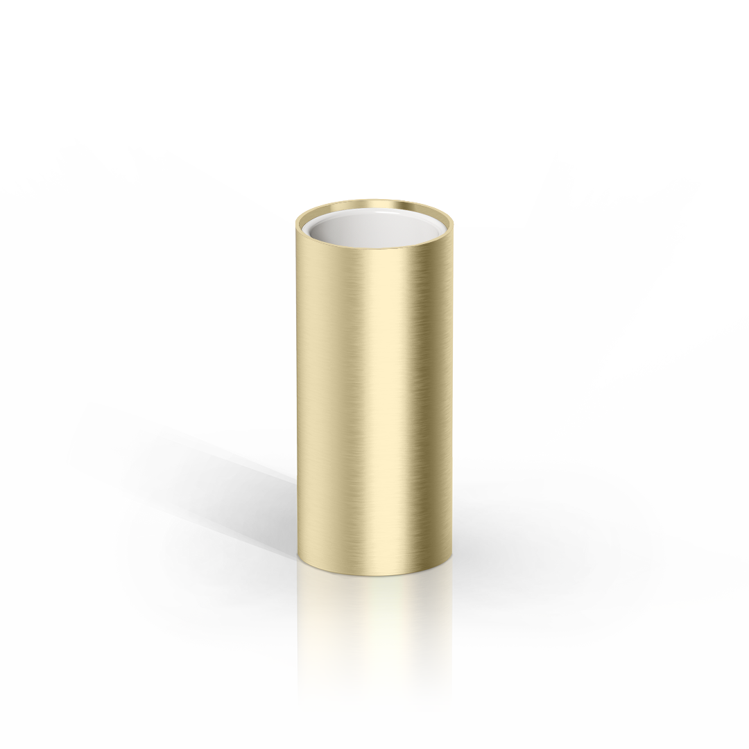 Decor Walther Mundglas weiß "Mikado" SMB – Gold matt
