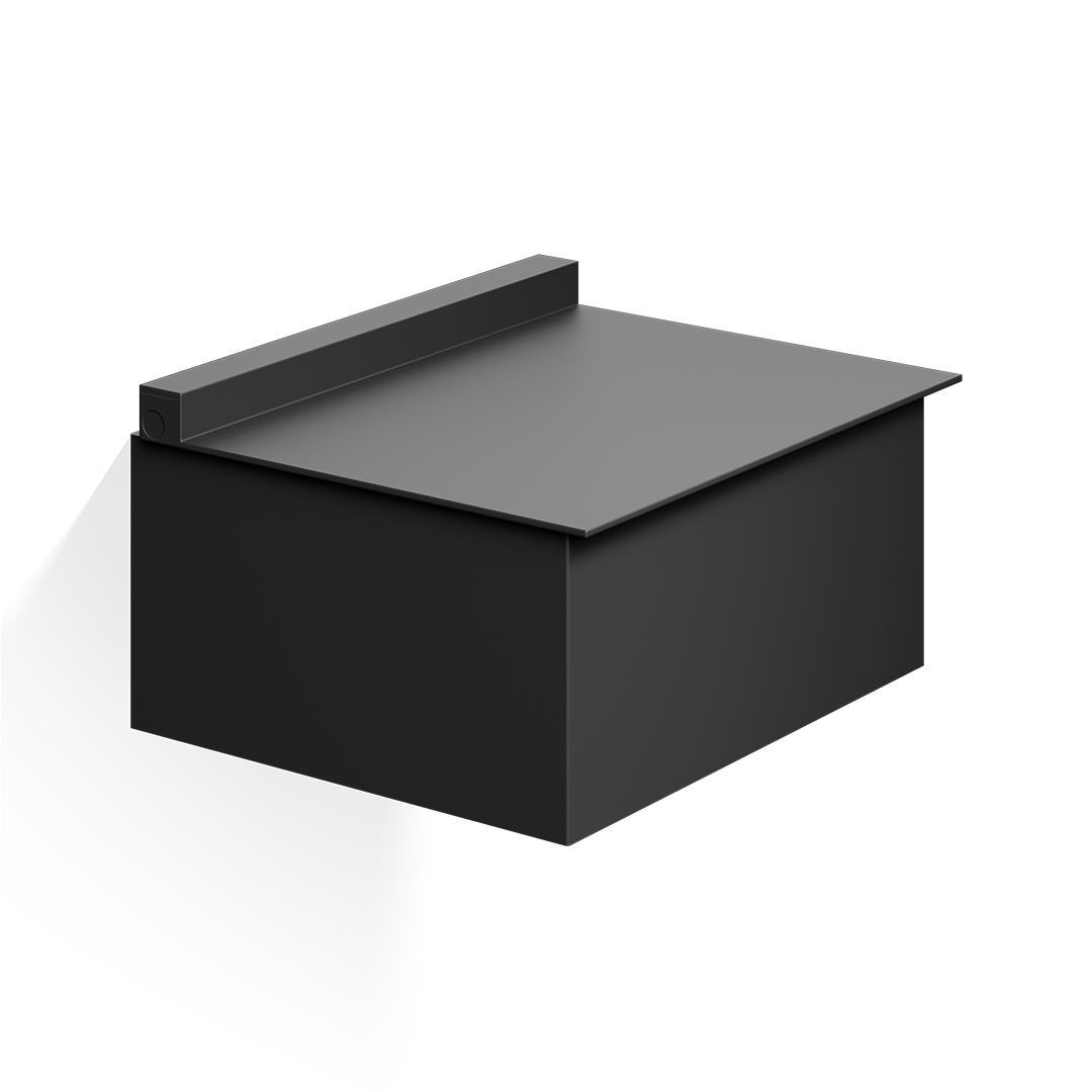 Decor Walther Feuchttücherbox "FB 2 / FB 3" – FB 2 (Wand) / Schwarz matt
