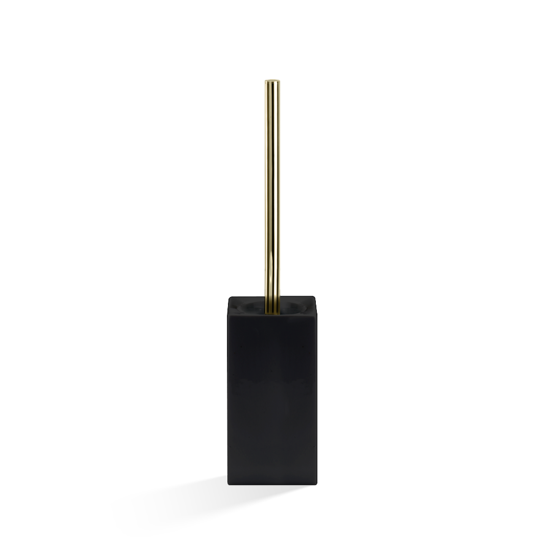 Decor Walther WC-Bürste "DW6100 / DW6200" – Eckig / Porzellan Schwarz / Gold