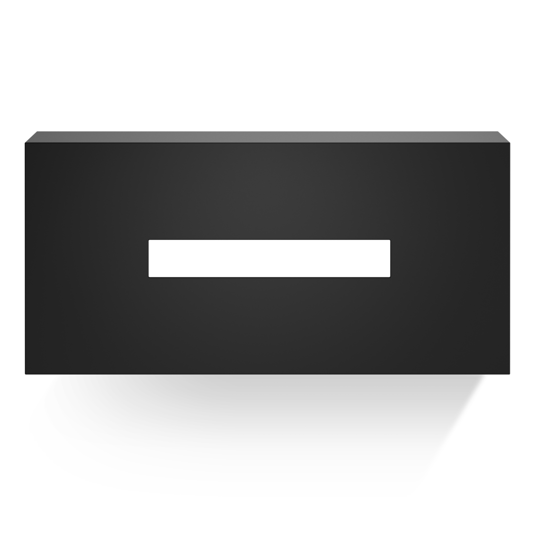 Decor Walther Papiertuchbox "KB 82" – Schwarz matt