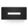 Decor Walther Papiertuchbox "KB 82" – Schwarz matt