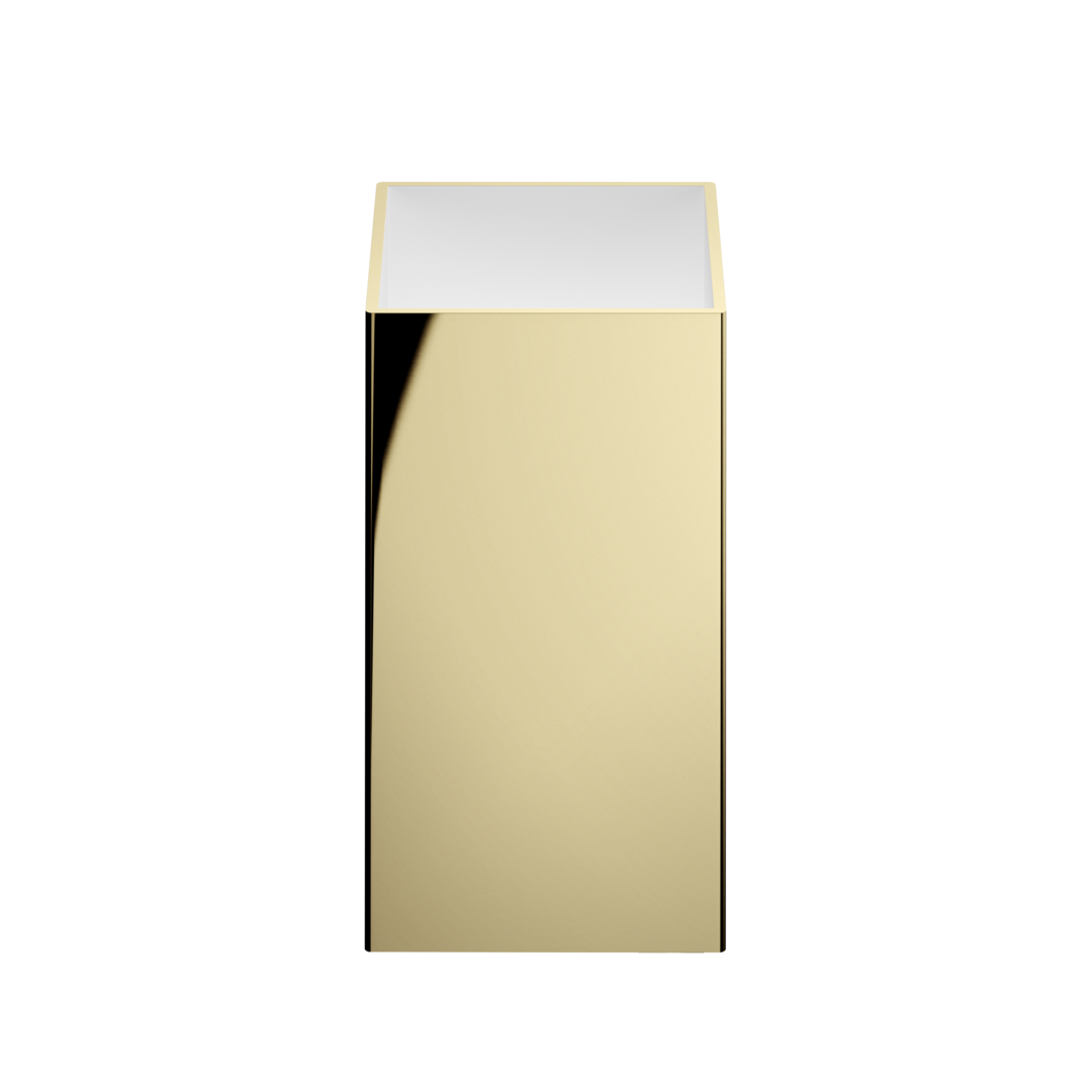 Decor Walther Mehrzweckbehälter "DW361 / 365 / 352 / 367" – Quadrat hoch / Gold