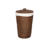 Wäschebehälter "Basket" WB – Rattan Dunkel