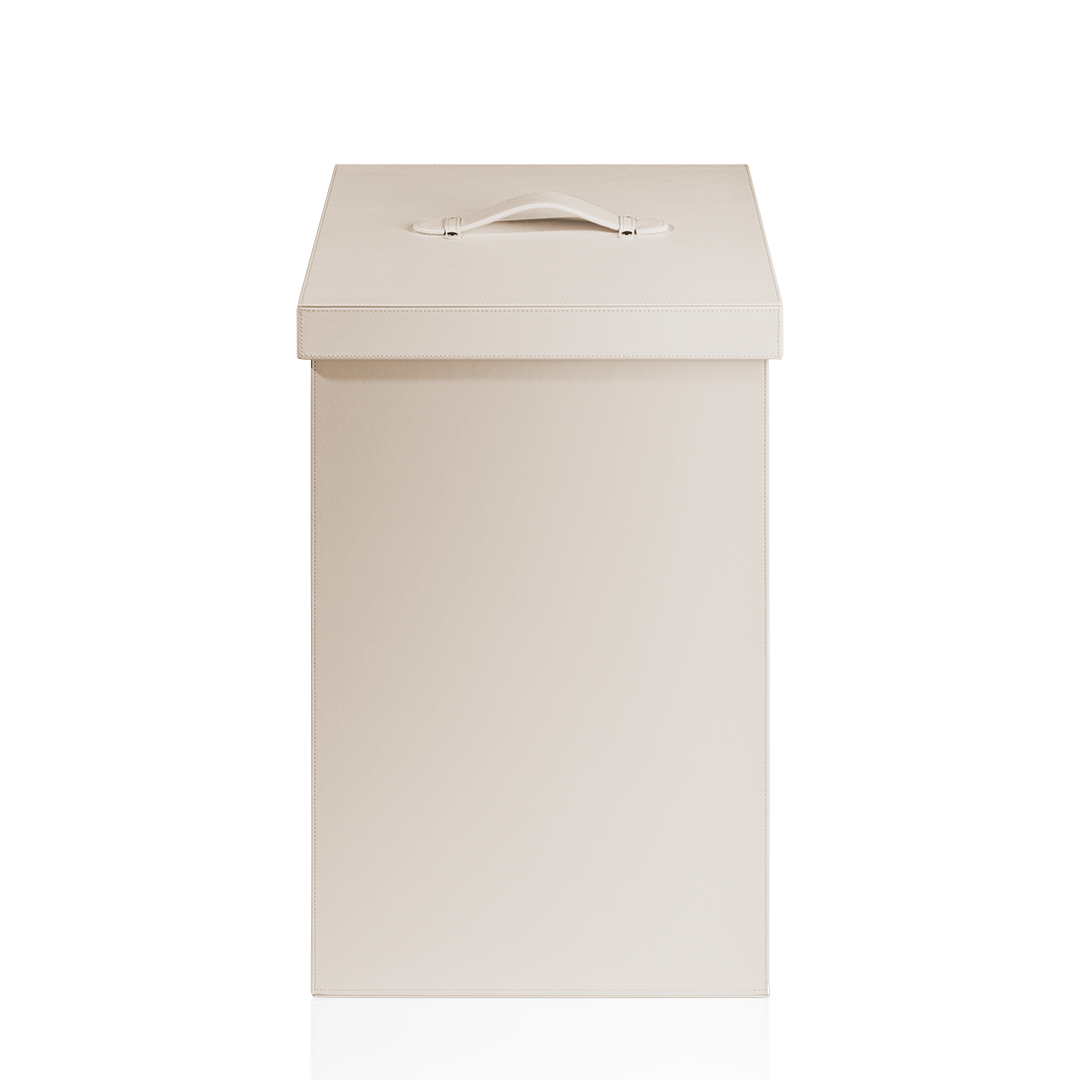 Decor Walther Wäschebehälter "Brownie" WB – Lederimitat Sand